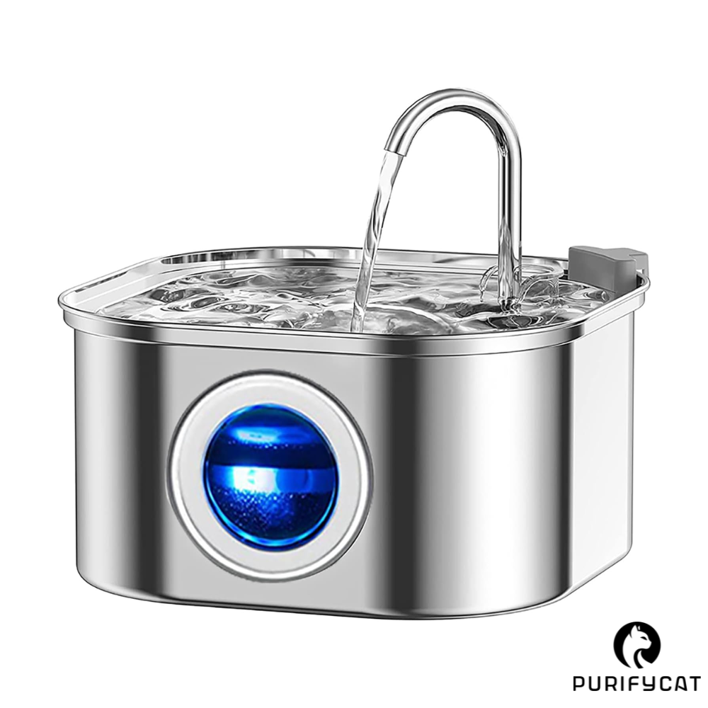 Cat Water Fountain Stainless Steel 3.3L