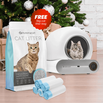 PurifyCat Self-Cleaning Litter Box - Odor Elimination for a Happier Cat and Home